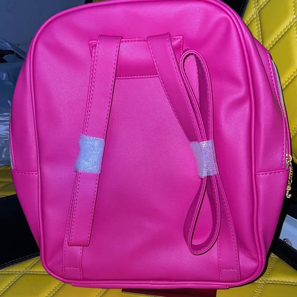 Juicy Couture Vibrant Pink and Black Sequin Backpack NWOT - Picture 3 of 5